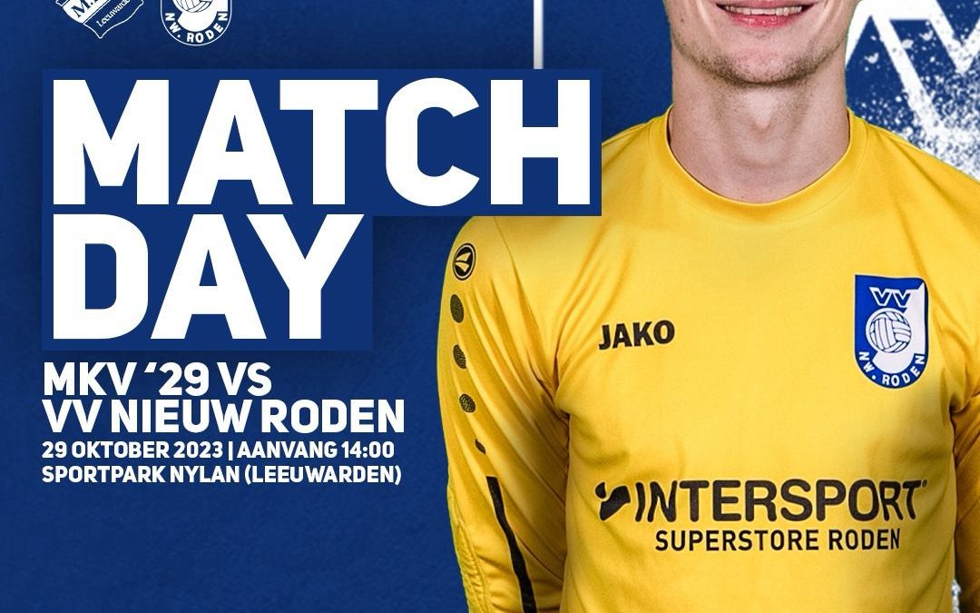 MKV’29 – VV Nieuw Roden 29-10-2023
