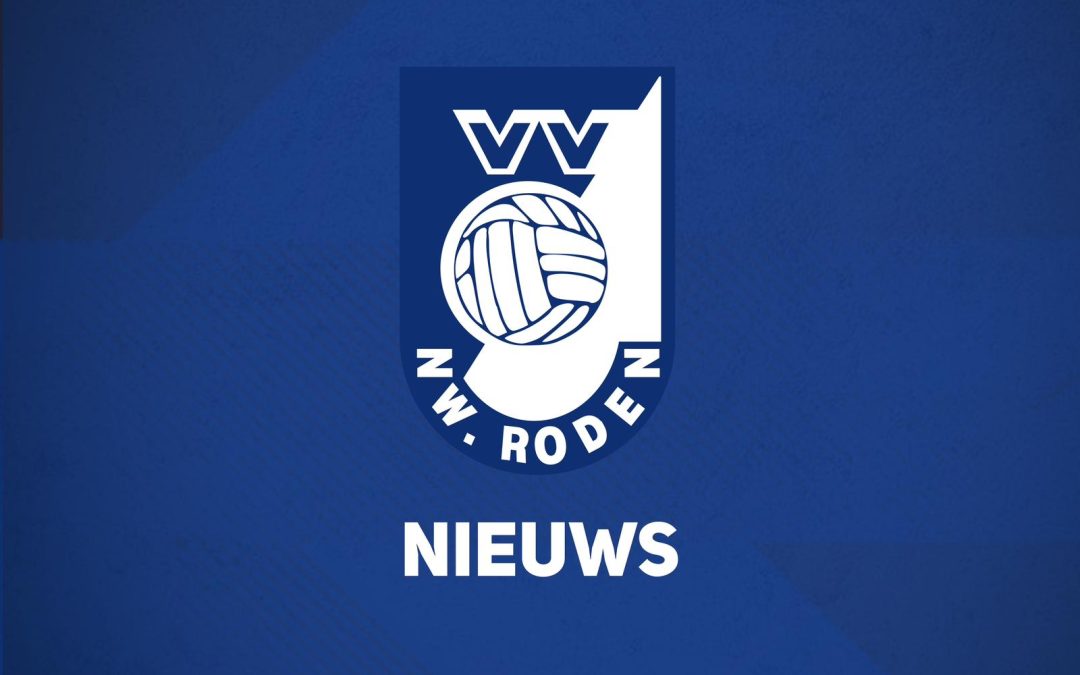 V.V. Nieuw Roden stapt vanaf seizoen 2024/2025 over naar Zaterdagvoetbal