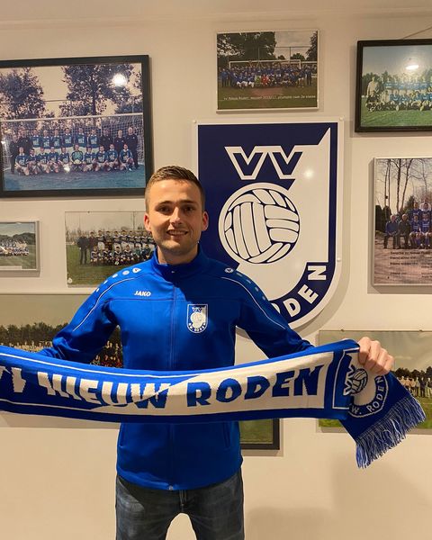 Kornelis Kinderman nieuwste aanwinst V.V. Nieuw Roden