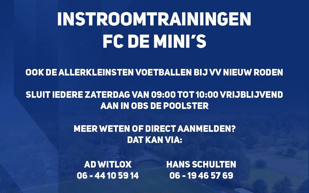 FC de mini´s weer van start !