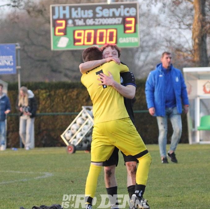 Nieuw Roden recht de rug met overwinning op Tynaarlo