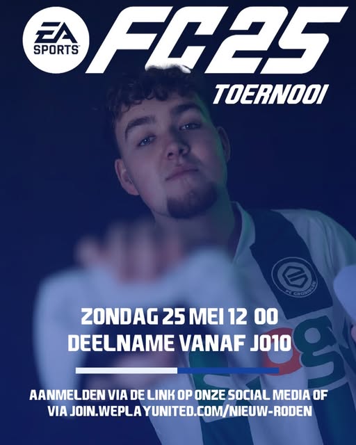 EAFC25 (FIFA) toernooi met FC Groningen E-sporter Mika Muskee