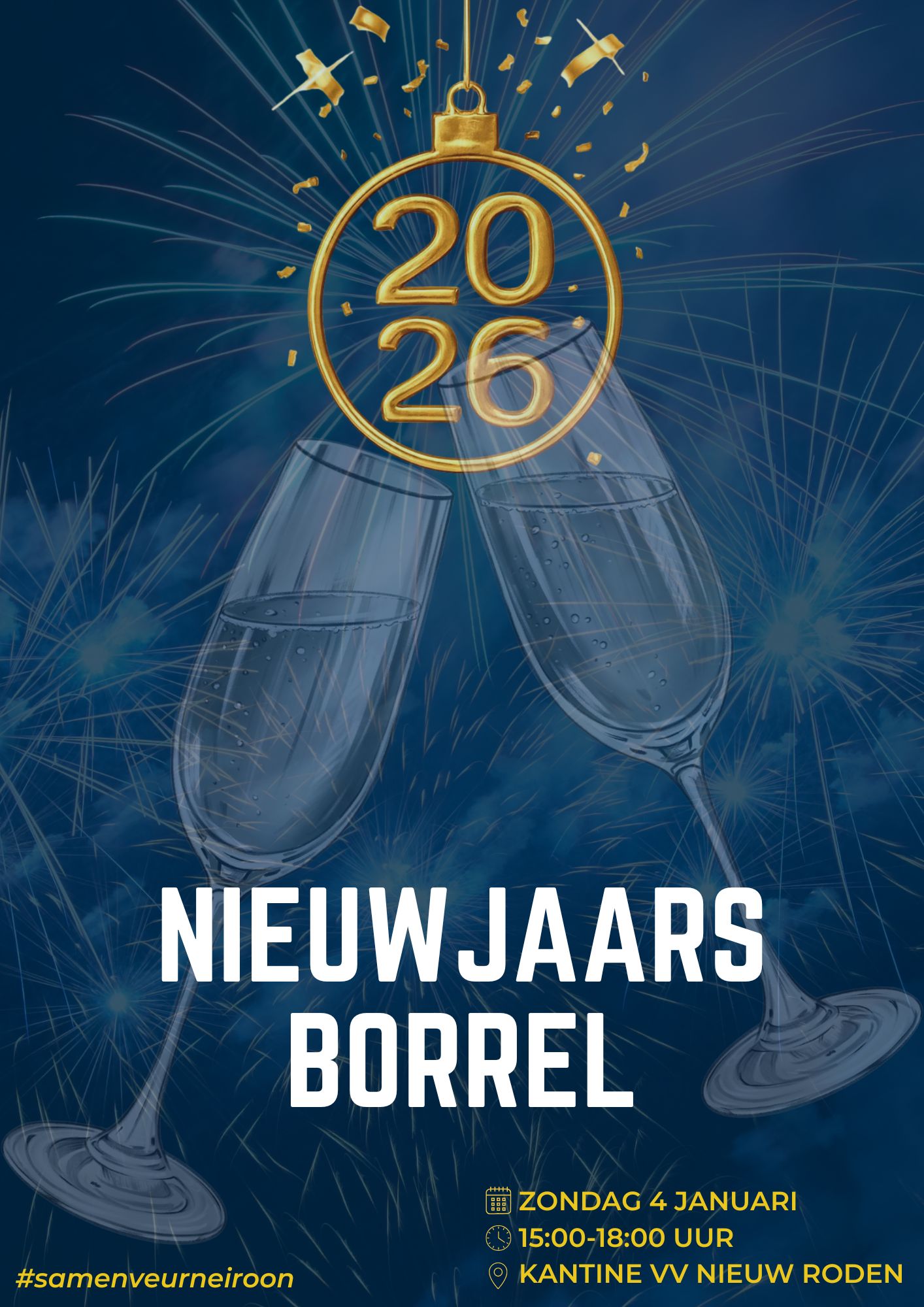 Blue Modern New Year’s Eve A4 Document (2)