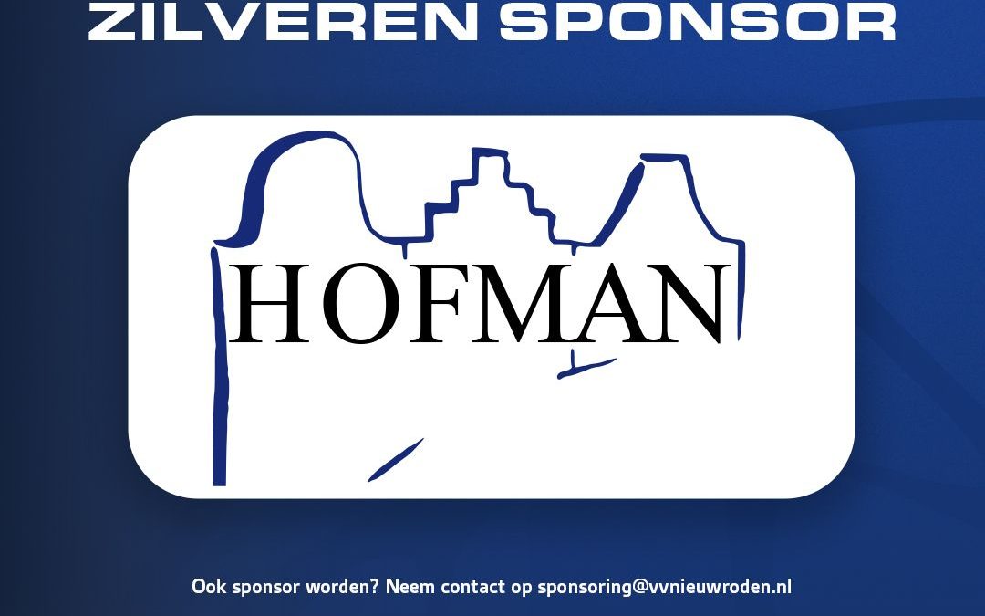 Hofman Vastgoed nieuwe sponsor VV Nieuw Roden