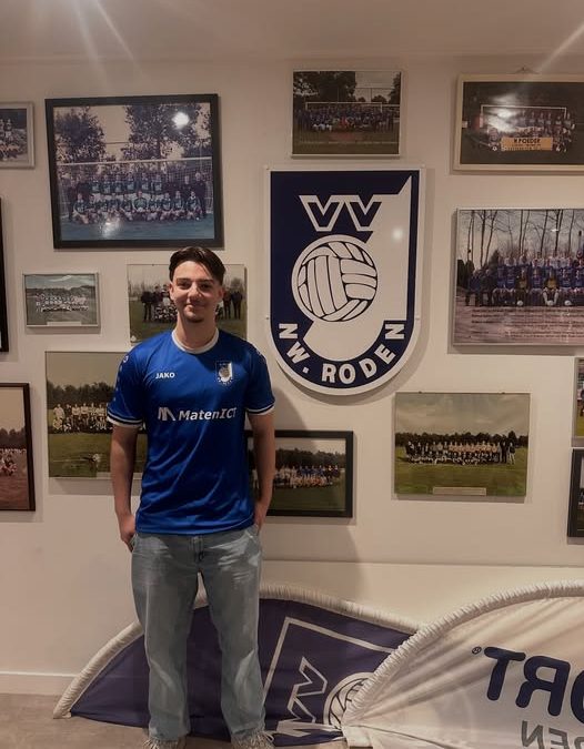 VV Nieuw Roden presenteert de eerste nieuwe aanwinst voor het komende seizoen