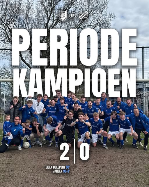Nieuw Roden 1 verovert eerste periode titel!