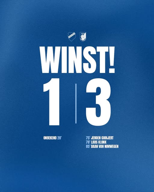 Nieuw Roden komt knap terug tegen Asser Boys en neemt de drie punten mee naar huis!