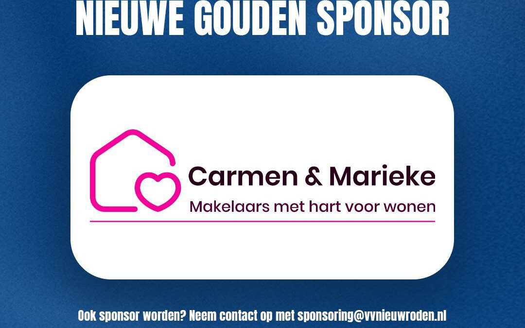 Carmen en Marieke makelaardij nieuwe gouden sponsor
